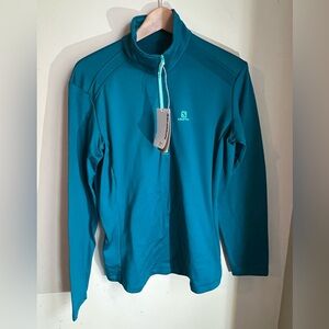 Salomon women’s Blue Long Sleeve Top